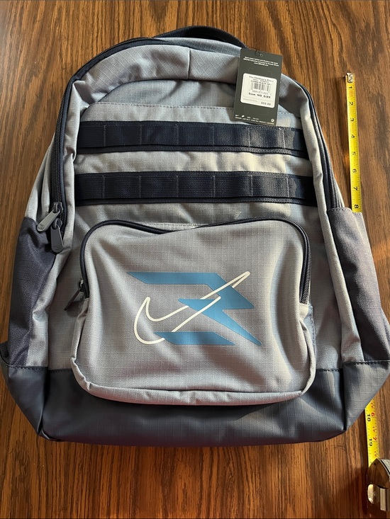 nike blue grey backpack Academy Team The Storm Nike Futura Grey Mini Backpack